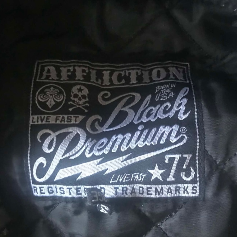 Affliction jacket leather - Picture 3 of 3